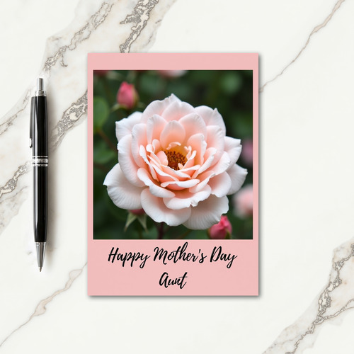 Blossom Aunt Mothers Card