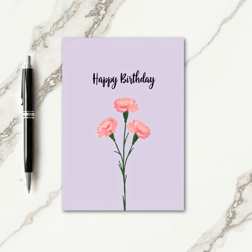 Blossom Birthday Art Card