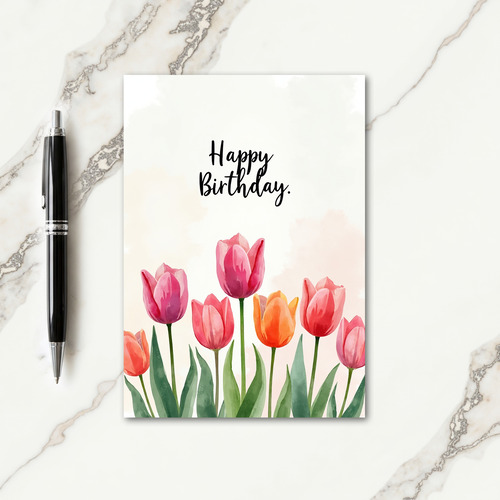 Blossom Birthday Artistic Card