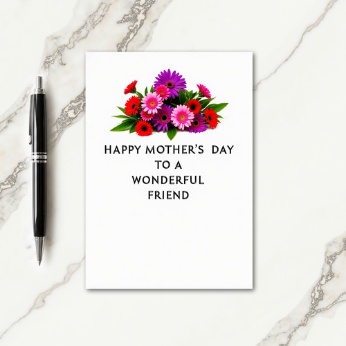 Blossom Bouquet Mothers Card