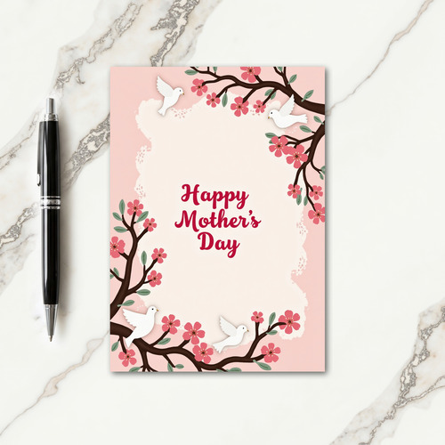 Blossom Branch Mothers Day Card