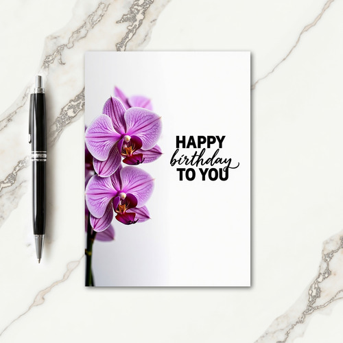 Blossom Cascade Birthday Card
