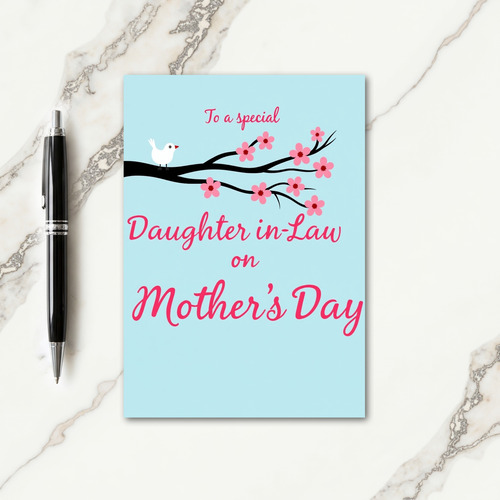 Blossom Daughter In Law Mothers Day Card