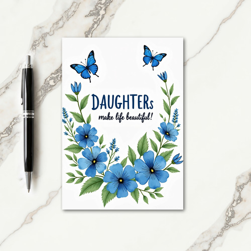 Blossom Daughters Love Card