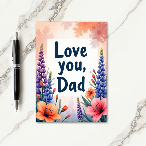 Blossom Fathers Day Card