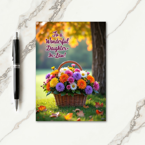 Blossom Filled Daughter Card