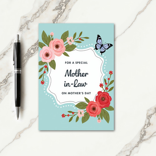 Blossom Framed Mothers Day Card