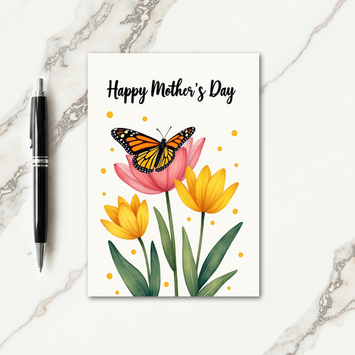 Blossom Insect Mothers Day Card