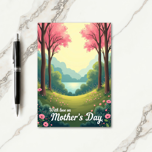 Blossom Mother Day Scene Card