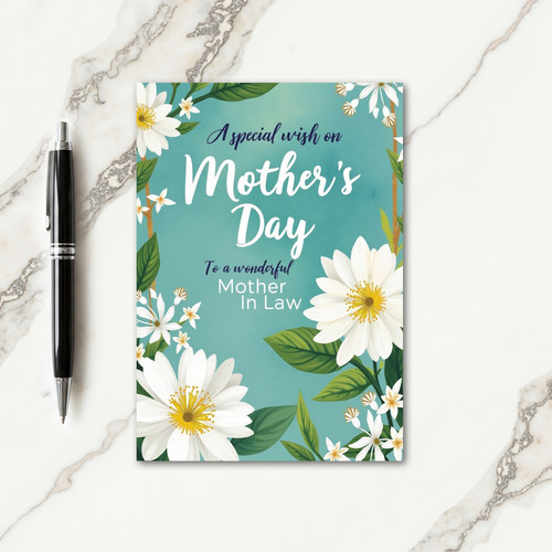 Blossom Mother In Law Card