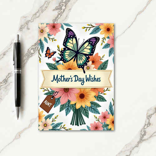 Blossom Mothers Day Aunt Card