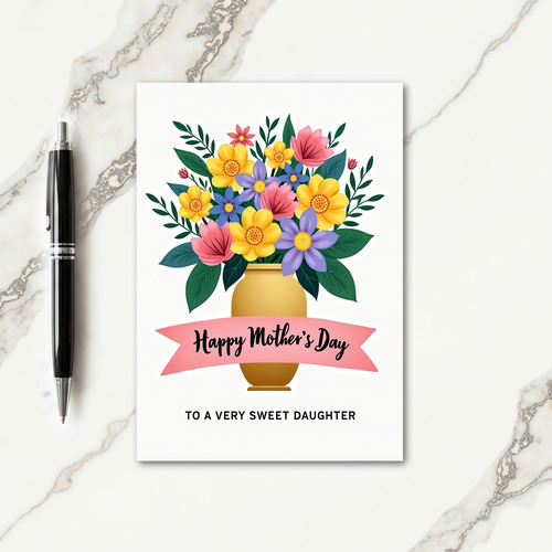 Blossom Mothers Day Banner Card