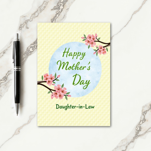 Blossom Mothers Day Circle Card
