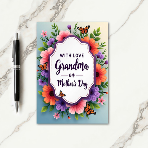 Blossom Mothers Day Framed Card