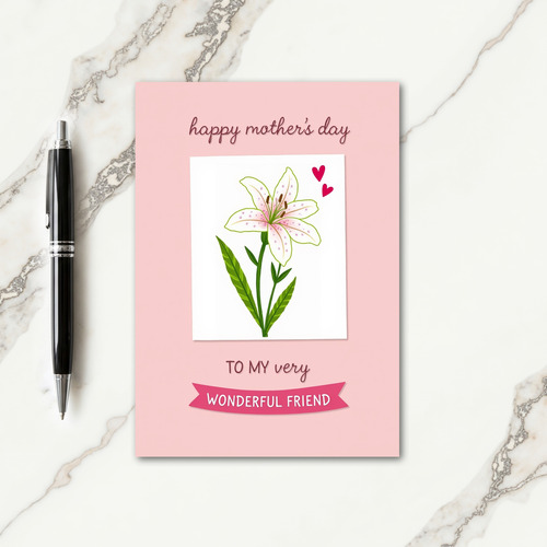 Blossom Mothers Day Friend Card