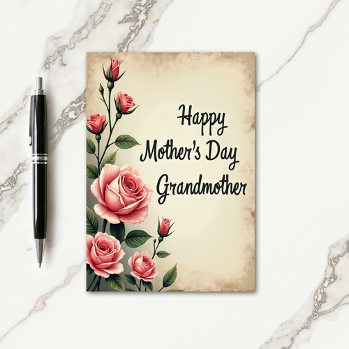 Blossom Mothers Day Grandma Card