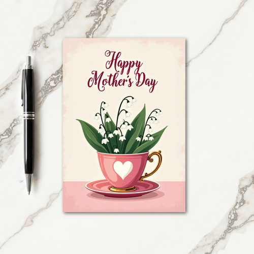 Blossom Mothers Day Heart Card