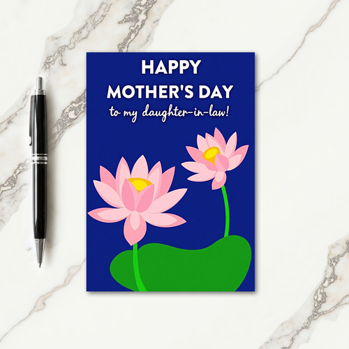 Blossom Mothers Day Inlaw Card