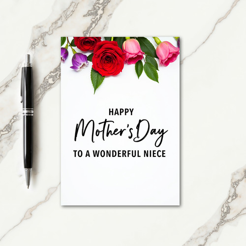 Blossom Mothers Day Niece Card