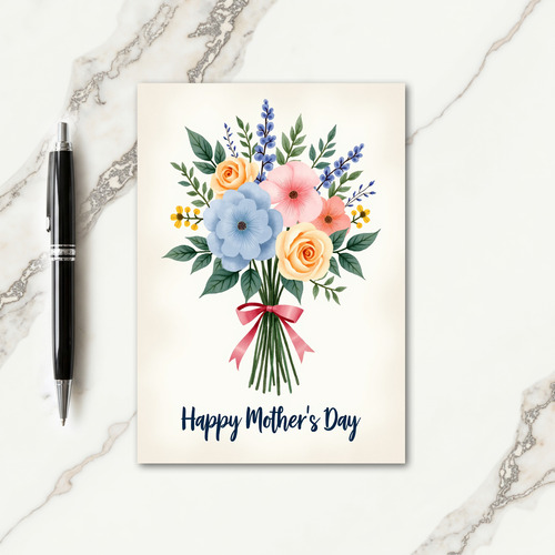 Blossom Mothers Day Painted Card