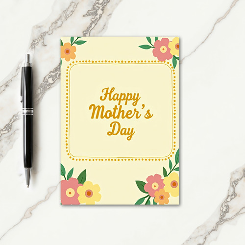 Blossom Mothers Day Pastel Card