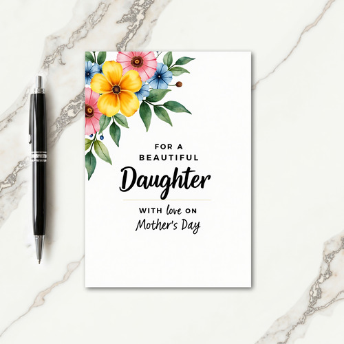 Blossom Mothers Day Thanks Card