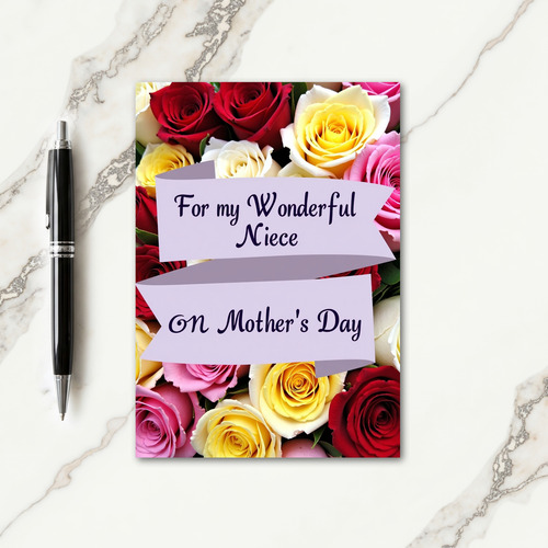 Blossom Niece Day Wishes Card