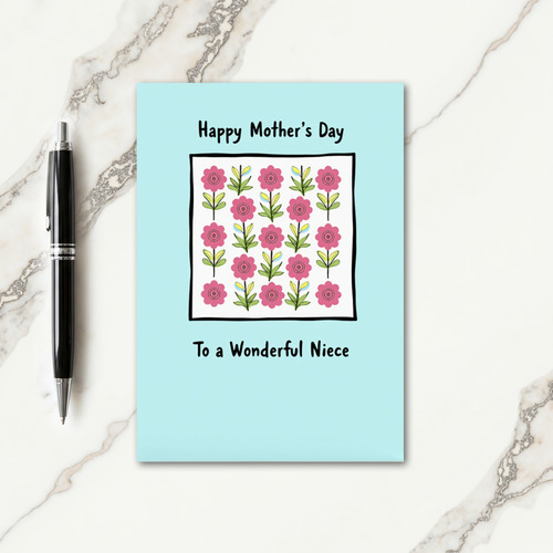 Blossom To A Wonderful Niece Card