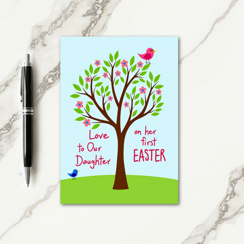 Blossom Tree Daughter Easter Card
