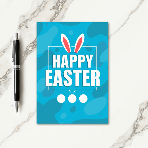 Blue Amoeba Happy Easter Card