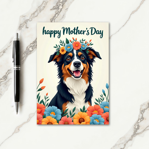 Blue And Orange Happy Day Card