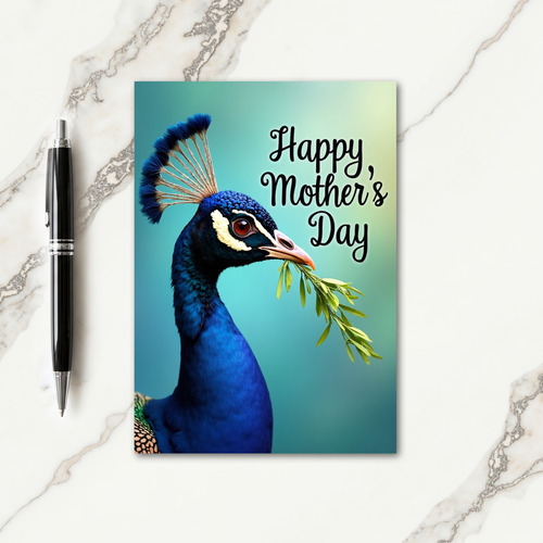 Blue Bird Mothers Day Card