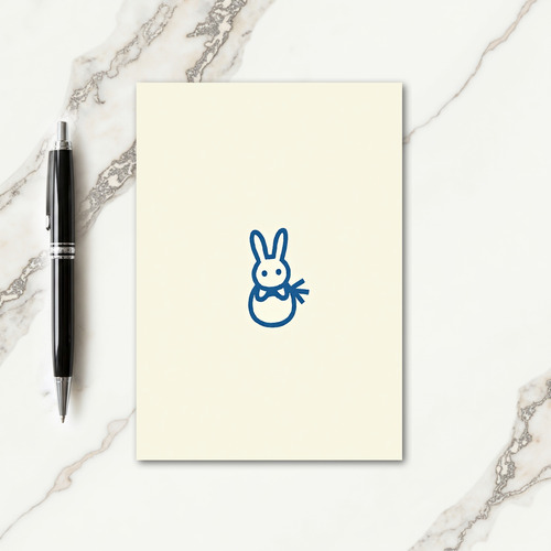 Blue Bunny Simple Sweet Card