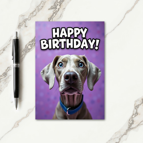 Blue Collar Birthday Card