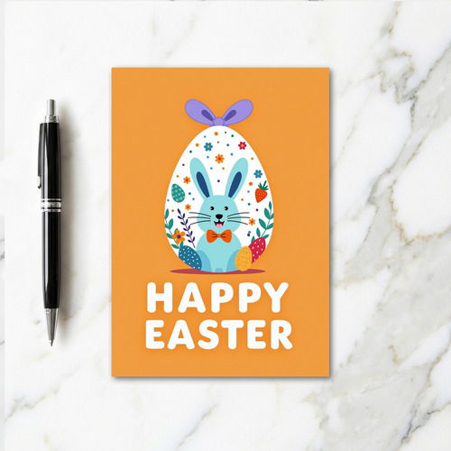 Blue Creature Springtime Pattern Card