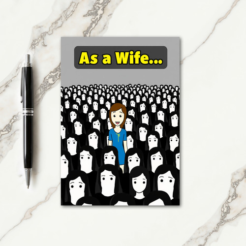 Blue Dress Mothers Day Card