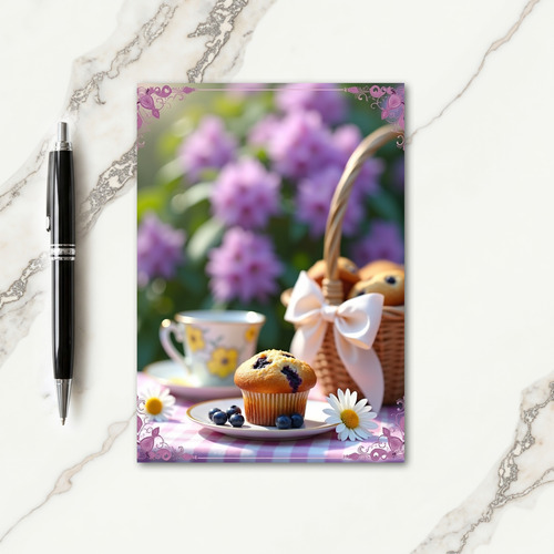 Blueberry Muffin Birthday Card