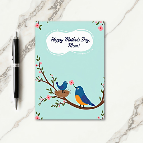 Bluebird Mothers Day Love Card