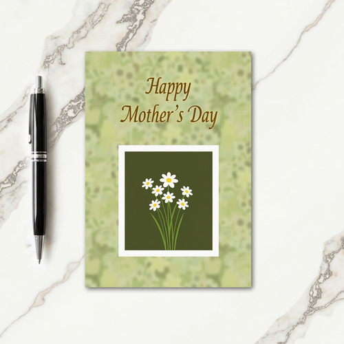 Blurred Green Mother Card