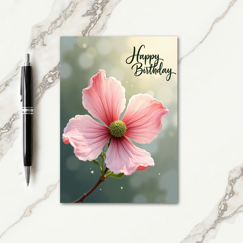Blush Bloom Birthday Card