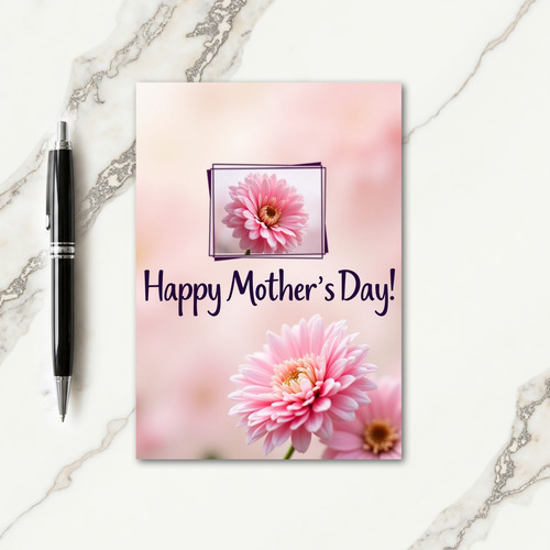 Blush Blossom Mothers Day Card