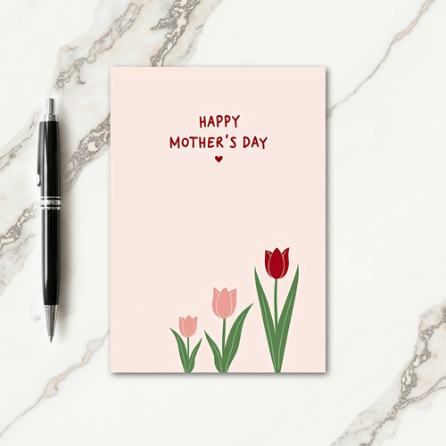 Blush Floral Blooms Card