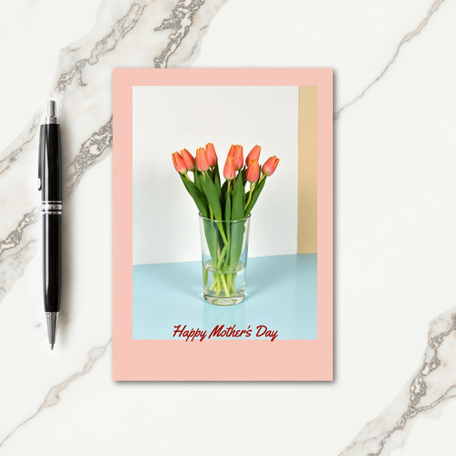 Blush Floral Bouquet Card