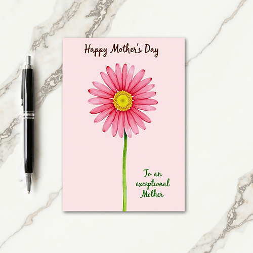 Blush Floral Pattern Card
