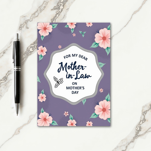 Blush Mother In Law Day Card