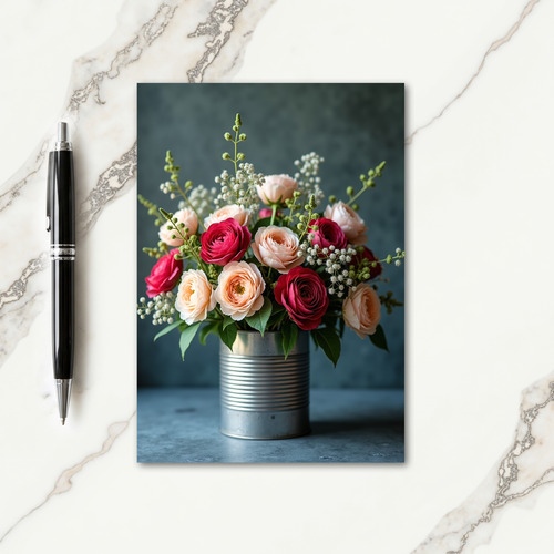 Blush Peach Birthday Card