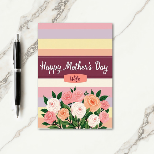 Blush Peach Mothers Day Card