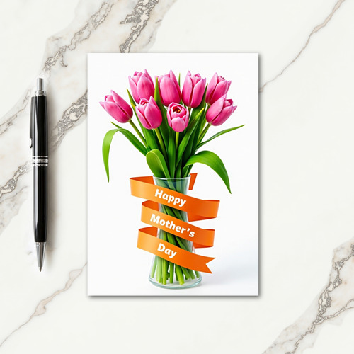 Blush Petal Mothers Day Card