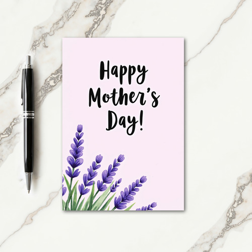 Blush Pink Floral Card