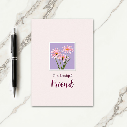 Blush Pink Friend Mothers Card